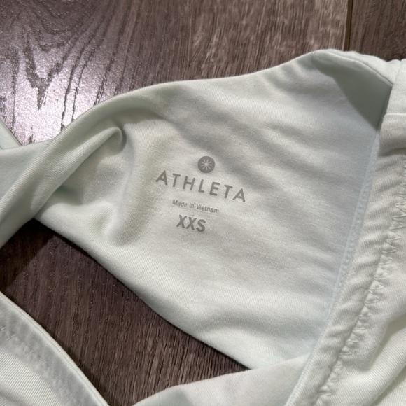 Athleta Open Back Flexlight Long Sleeve mint green xxs - Picture 5 of 5